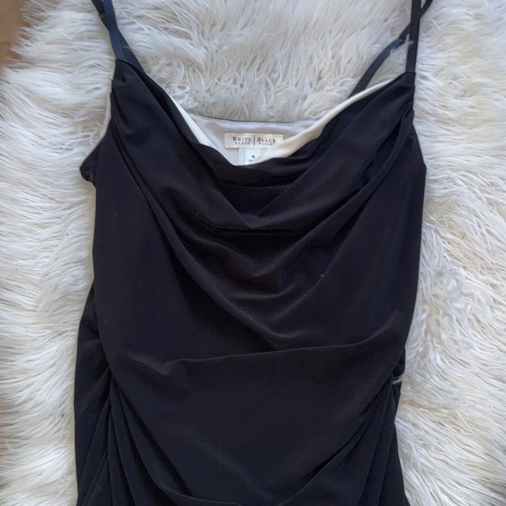 White House Black Market Draped Cowl Neck Cami Top